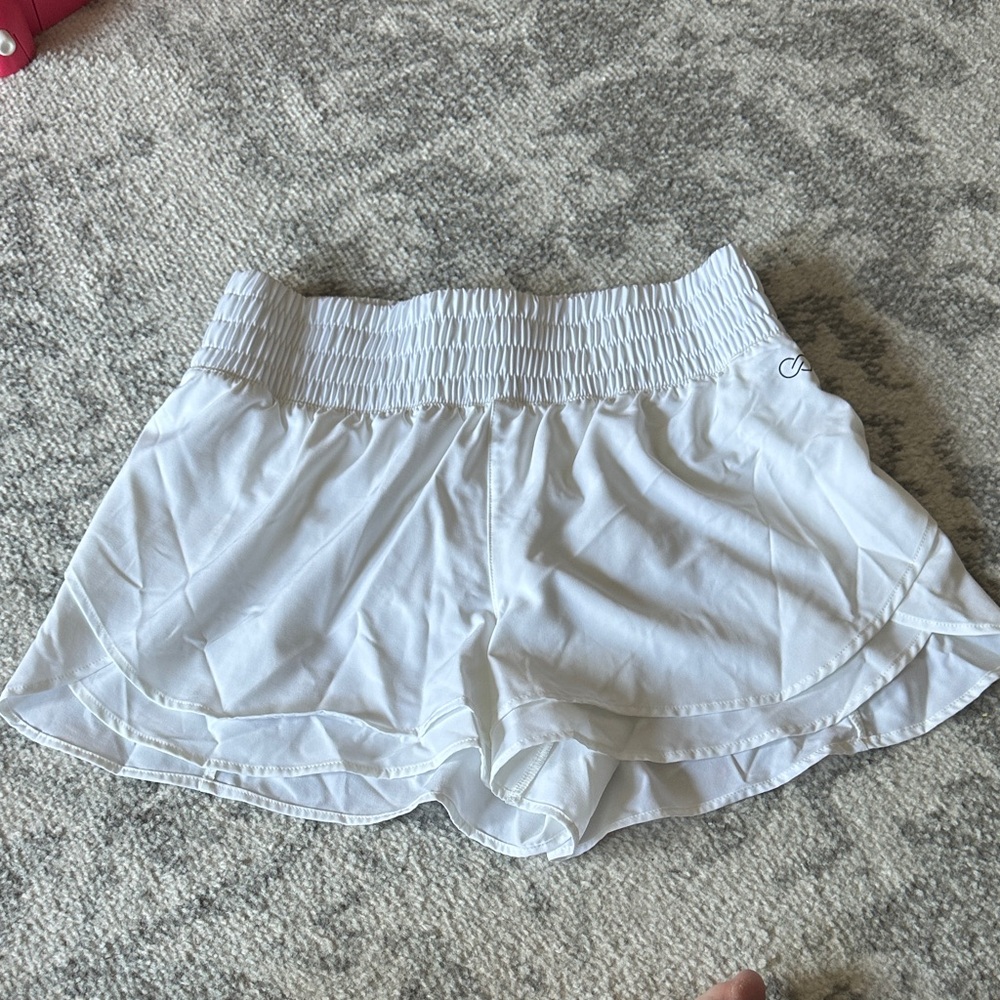 CALIA by Carrie Underwood White Women's Athletic Shorts